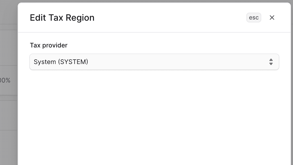 编辑税收地区表单